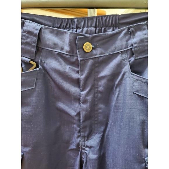 Women's Polyester Zipper Mid Rise Straight Legs Military Cargo Pant L - Picture 2 of 11